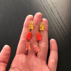 BaubleBar Gummy bear earrings set